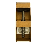 Pandoo Kovový holicí strojek bez stojanu a 10 ks žiletek černý