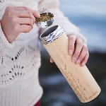 Pandoo Vakuová termoska na čaj s nerezovým sítkem 480 ml