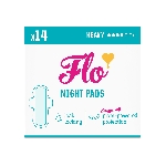 FLO Ultra tenké menstruační vložky z bio bambusu s křidélky 14 ks nočních