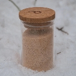 Pandoo Dóza na potraviny z borosilikátového skla s bambusovým víčkem 160 ml