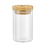 Pandoo Dóza na potraviny z borosilikátového skla s bambusovým víčkem 160 ml