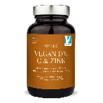 Nordbo Vegan D3, C a Zinek 90 kapslí