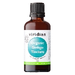 Viridian Ginkgo Biloba Tincture Organic 50ml