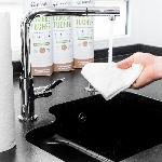 Pandoo Opakovaně použitelné kuchyňské bambusové utěrky