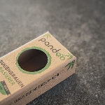 Pandoo Kovový holicí strojek na obočí a 4 ks žiletek černý