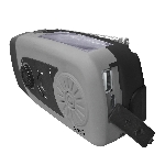 POWERplus Coyote Solární LED svítilna s dynamem, FM rádiem a powebankou 3v1