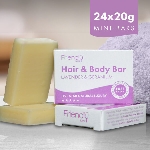 Friendly Soap přírodní mýdlo pro hosty na tělo i vlasy levandule a pelargónie 24x 20g