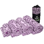 Pandoo Rychleschnoucí ručník s bambusovými vlákny s aktivním uhlím fialový S