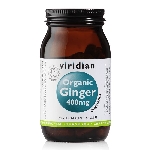 Viridian Ginger 400mg Organic Zázvor 90 kapslí