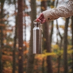 Pandoo Nerezová termoska s bambusovým víčkem 1000 ml