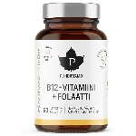 Puhdistamo Vitamin B12 Folate Vitamín B12 s folátem Quatrefolic Malina 60 pastilek