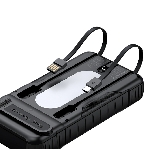 POWERplus Rhebock Solární powerbanka s dynamem a LED světlem