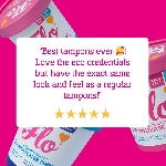 FLO menstruační tampony z bio bavlny mix 8 ks Regular a 8 ks Super