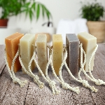 Friendly Soap přírodní mýdlo pomeranč a grep na šnůrce 125 g