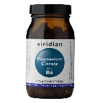 Viridian Magnesium Citrate with Vitamin B6 Hořčík s vitamínem B6 90 kapslí 