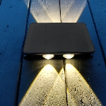 POWERplus Weasel Solární nástěnné osvětlení 4 LED 