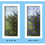 UV samolepky kolečka 40 ks