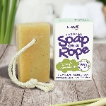 Friendly Soap přírodní mýdlo citronová tráva a konopí na šnůrce 125 g