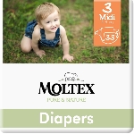 Moltex Pure and Nature Midi 4-9 kg Ekonomické balení 4 x 33 ks