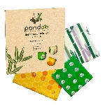 Pandoo Opakovaně použitelný obal s včelím voskem 3 ks