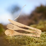 Pandoo Bambusová vidlička sada 5 ks