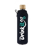 Drink it Skleněná láhev s neoprénovým obalem Klasik 350ml