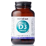 Viridian Vitamin D3 2000iu 60 kapslí