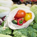 Pandoo Síťový sáček z bio bavlny na ovoce a zeleninu set 3 ks