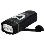 POWERplus Dynamo LED baterka a rádio Wolf