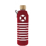 Drink it Skleněná láhev s neoprénovým obalem Rozmarné léto 350ml