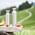 Pandoo Nerezová termoska s bambusovým víčkem 750 ml