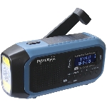 POWERplus Hyena Solární rádio DAB, FM s dynamem, powerbankou, světlem a hodinami