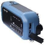 POWERplus Hyena Solární rádio DAB, FM s dynamem, powerbankou, světlem a hodinami