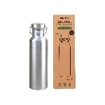 Pandoo Nerezová lahev na vodu s bambusovým víčkem 750 ml