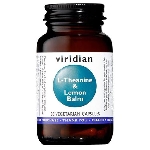 Viridian L-Theanine a Lemon Balm L-Theanin s meduňkou 30 kapslí