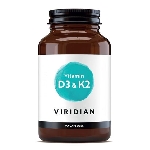 Viridian Vitamin D3 a K2 90 kapslí