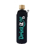 Drink it Skleněná láhev s neoprénovým obalem Klasik 350ml