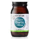 Viridian Garlic 500mg Organic Česnek 90 kapslí