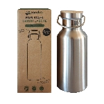 Pandoo Nerezová termoska s bambusovým víčkem 350 ml