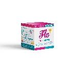 FLO Ultra tenké menstruační vložky z bio bambusu s křidélky mix 10 ks denních a 5 ks nočních